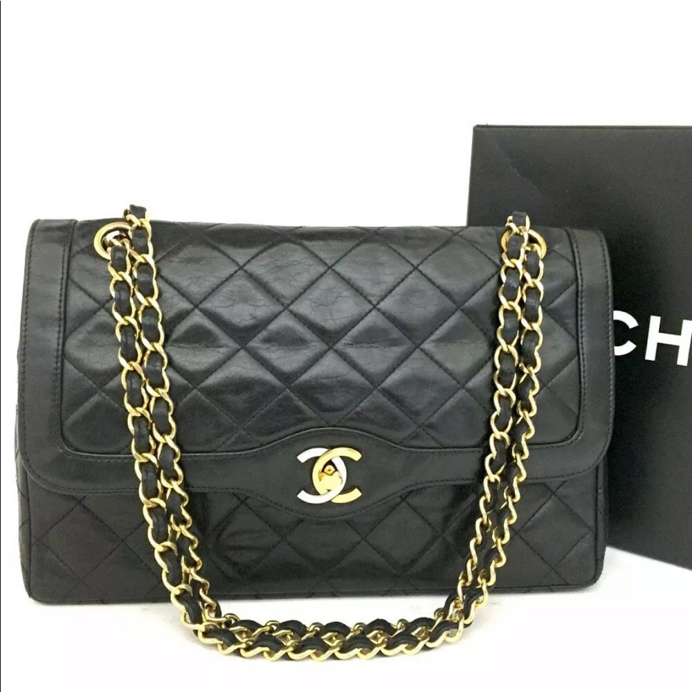 Vintage CHANEL Paris Limited Double Shoulder bag